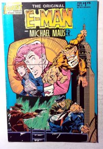 The Original E-Man and Michael Mauser #5 1986 First Comics 1st Print Comic Book