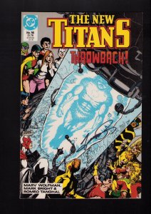 New Titans #56 - SIGNED BY GEORGE PEREZ! (8.5) 1989