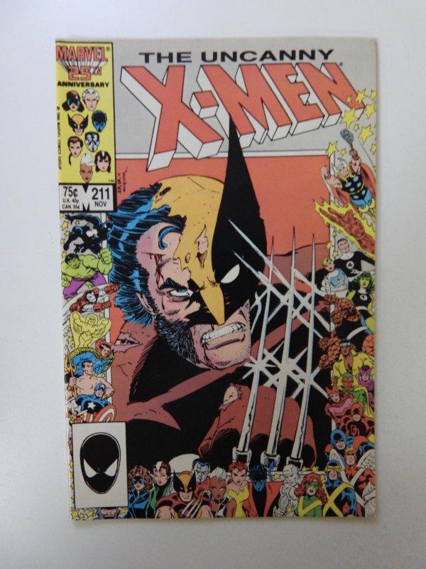 The Uncanny X-Men #211 (1986) VF- condition