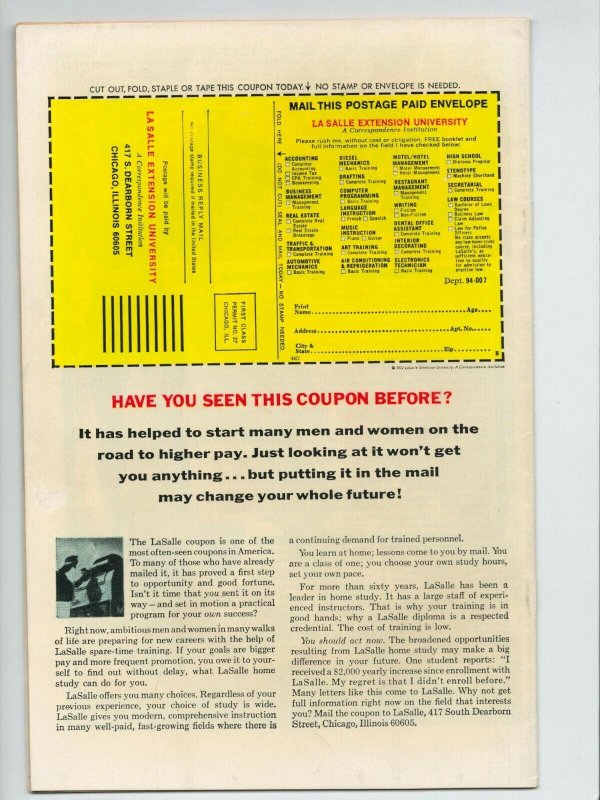 Daredevil 106, 1973. Black Widow. Grade: Fine (6.0)