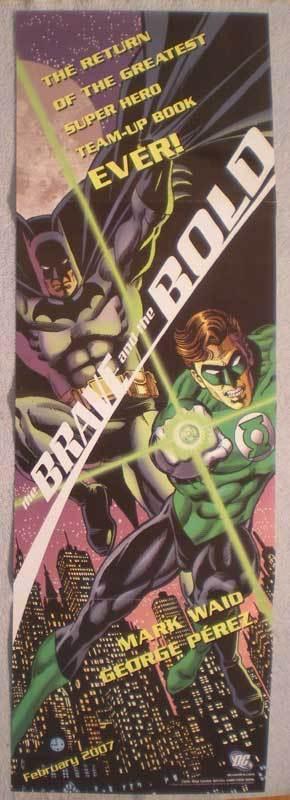 BRAVE AND THE BOLD Promo Poster, GREEN LANTERN, Unused, more in our store