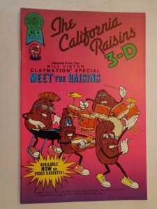The California Raisins 3-D #4 Blackthorne Publishing 3-D #63 Winter 1989 NM