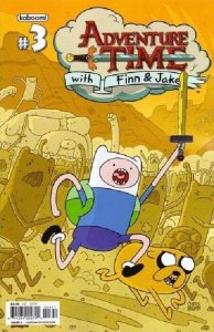 ADVENTURE TIME #3 COVER A BAGGED/BOARDED NM KABOOM.