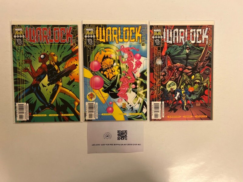 3 Warlock Marvel Comic Books # 4 5 6 Avengers Defenders Spiderman Thor 36 JS35