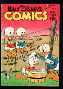 WALT DISNEY'S COMICS AND STORIES #70-1947-DONALD DUCK-MICKEY MOUSE-C BARK VG