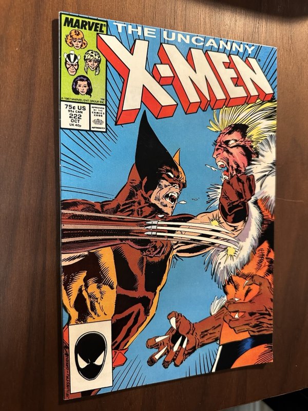 Uncanny X-Men #222 VF Direct Ed. (Marvel 1987)