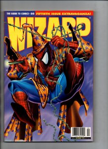Wizard Comic Magazine #50 - Spider-man - McFarlane - 1995 - (-NM)