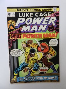 Power Man #21  (1974) FN/VF condition MVS intact