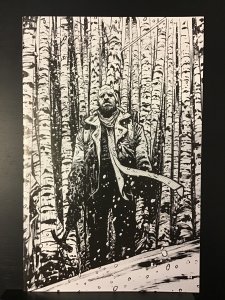 Walking Dead #7 - 15th Anniversary Black & White Virgin Variant 9.2 (2018)