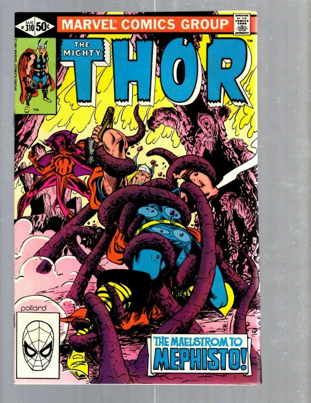 11 Thor Marvel Comic Books #310 335 340 341 342 343 345 346 347 348 349 GK39