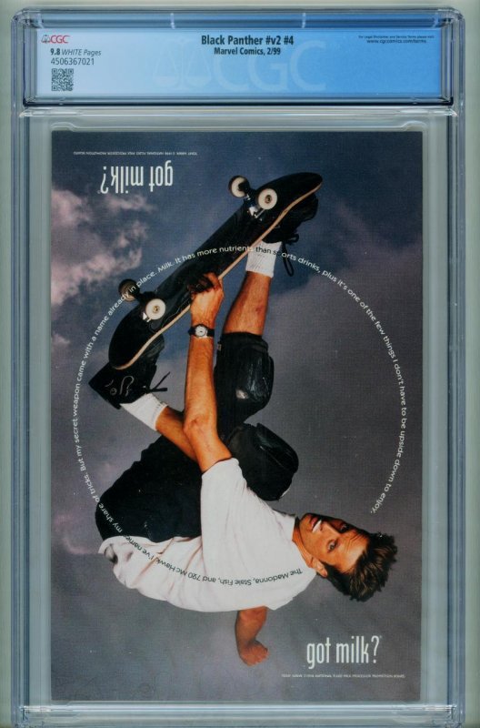 Black Panther #4 CGC 9.8 1999-1st White Wolf-comic book-4506367021