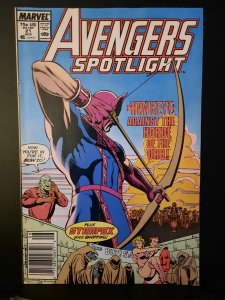 Avengers Spotlight #21 (1989) NEWSSTAND VF