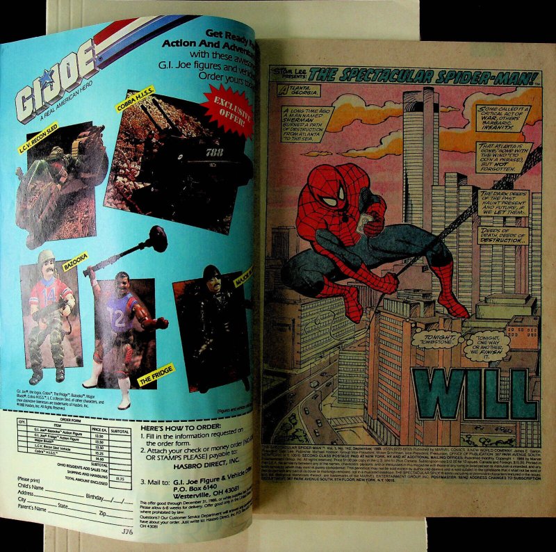 Spectacular Spider-Man #142 (Sep 1988, Marvel) - Good+