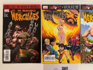 3 The Incredible Hercules Marvel Comic Books # 124 125 126 Spiderman 53 JS35