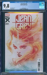 Jean Grey #1 CGC 9.8 White Pages Amy Reeder Cover A Marvel 2023 HD Scans X-Men