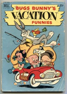 Bugs Bunny Vacation Funnies #1 1951- Dell comics VG 