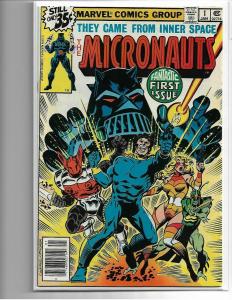 MICRONAUTS #1 - VF/NM - 1ST APP MICRONAUTS - COPPER AGE MARVEL KEY - MICRO-VERSE