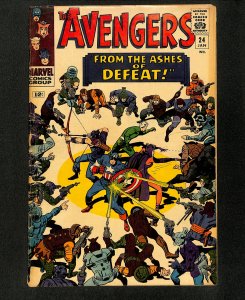 Avengers #24 1st Space Phantom Hulk Leaves! Jack Kirby!