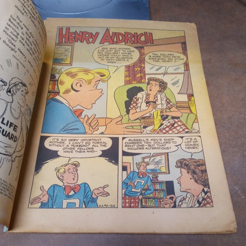 Henry Aldrich 1951 Dell Comic Book #6 Golden Age Radio Show good guy art classic