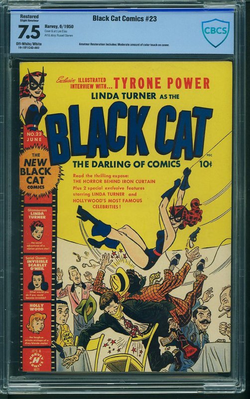 Black Cat Comics #23 (Harvey, 1950) CBCS 7.5