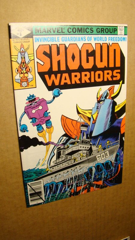 SHOGUN WARRIORS 8 *NM 9.4 OR BETTER* HERB TRIMPE ART BRONZE AGE MARVEL 1979 