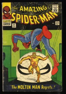 Amazing Spider-Man #35 VG 4.0 Meteor Man!