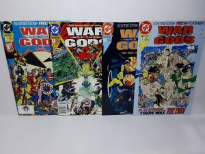 WAR OF THE GODS 1 - 4 - POST CRISIS - GEORGE PEREZ - FREE SHIPPING