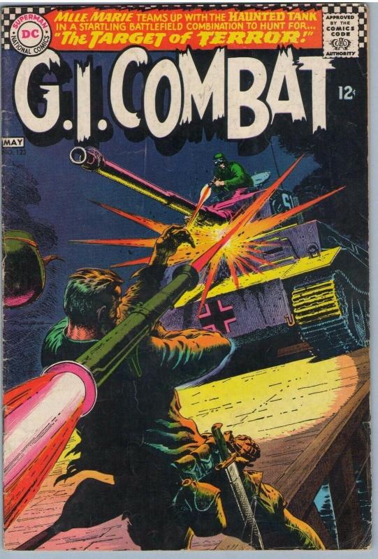 GI Combat 123 May 1967 VG- (3.5)