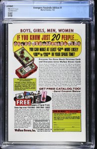 Avengers: Facsimile Edition 1 CGC 9.8  Reprints Avengers 1 (9/63)