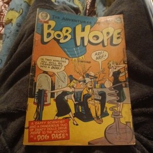 ADVENTURES OF BOB HOPE #14 golden age 1952 DC comics good girl art teen humor