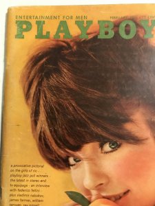 PLAYBOY Vol. 13 #2 February 1966 Fn- w/CF; Jazz, Peach cover, Federico Fellini