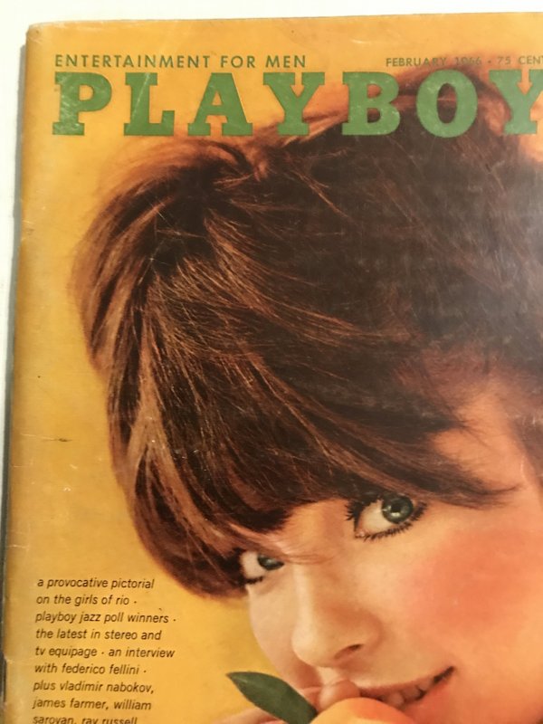 PLAYBOY Vol. 13 #2 February 1966 Fn- w/CF; Jazz, Peach cover, Federico Fellini