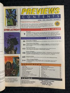 1995 April PREVIEWS Magazine FN+ 6.5 Batman is Back / Spawn Youngblood
