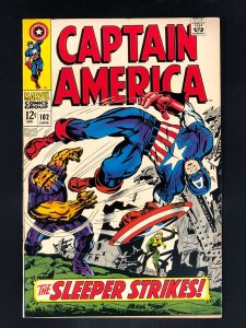 Captain America #102 (1968) VF+ Red Skull & Sleeper Appearance