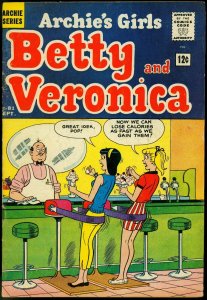 Archie's Girls Betty and Veronica #81 1962- Reggie- Ice Cream cover VG