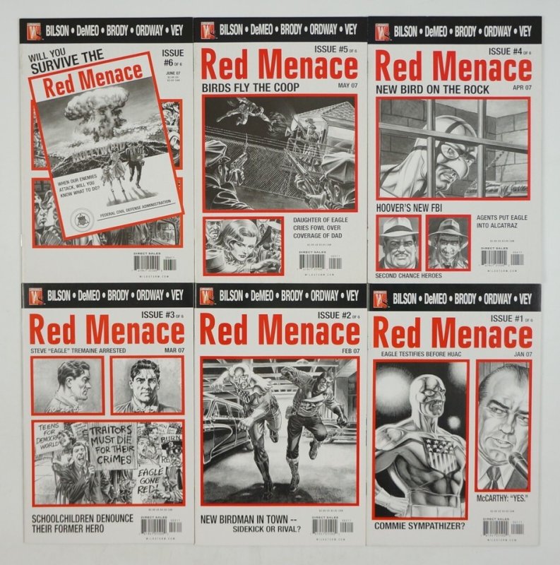 Red Menace #1-6 VF/NM complete series Jerry Ordway ; Wildstorm