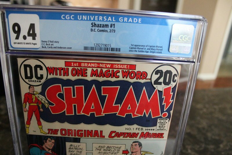 Shazam! #1 (DC, 1973) CGC NM 9.4 Off-white to white pages