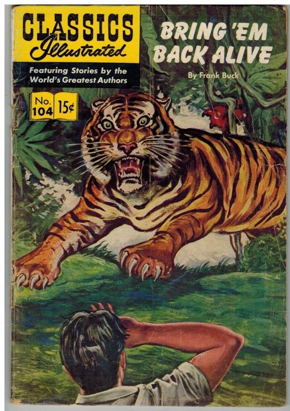 CLASSICS ILLUSTRATED 104 HRN 118 FR+ Feb. 1953