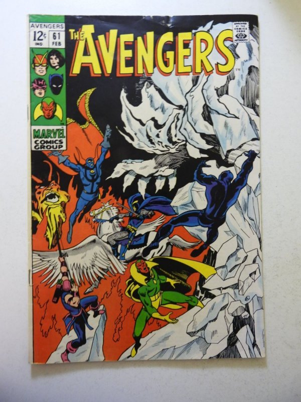 The Avengers #61 (1969) VG Condition