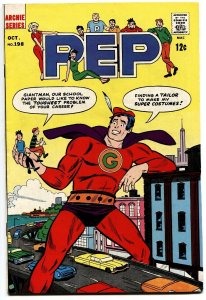 PEP COMICS #198 1966-ARCHIE-SUPERHERO COVER-HIGH GRAE