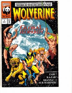 4 Wolverine Marvel Comic Books Rahne Of Terra Jungle Ad Global Evilution # 1 RC2