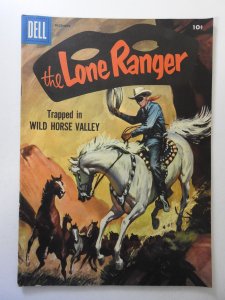 The Lone Ranger #102 (1959) VG+ Condition moisture stains, rust on staples