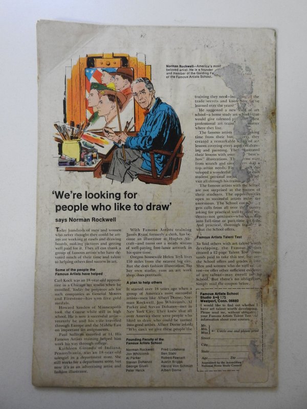 Fantastic Four #92 (1969) GD Condition moisture damage, rust on staples