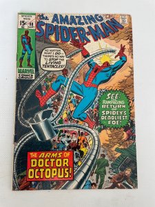 Amazing Spider-Man # 88 FN Marvel Comic Book Doc Ock Goblin Lizard 13 LI3