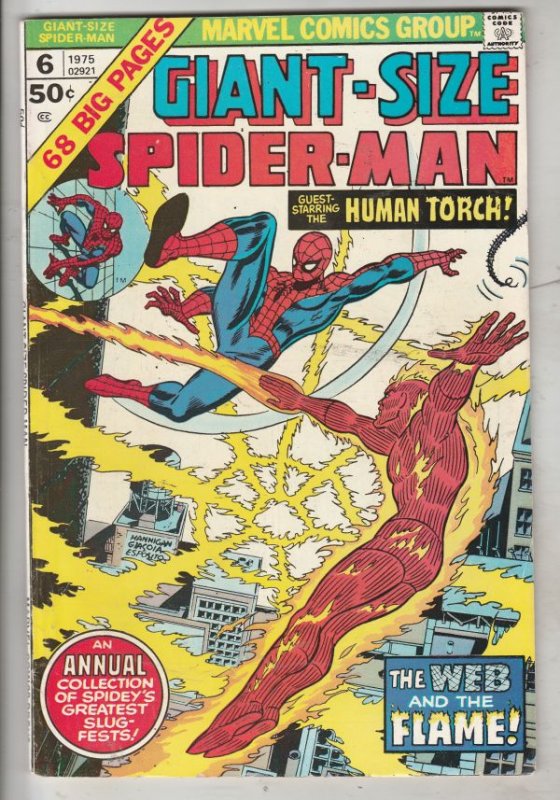 Giant-Size Spider-Man #6 (Jan-75) VF/NM Super-High-Grade Spider-Man