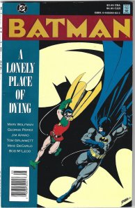 Batman: A Lonely Place of Dying Newsstand Edition (1990)