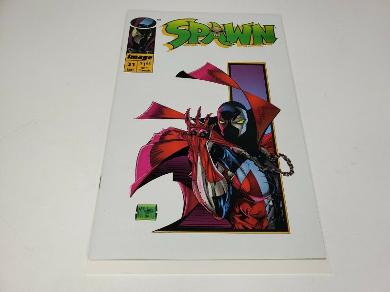 Spawn #21 Image Comics 1994  9.4 Near Mint 