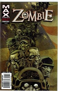 Zombie #1 Marvel Max Mike Raicht Kyle Hotz NM