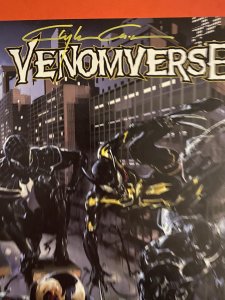 Venom universe #1  Clayton Crain signed yellow