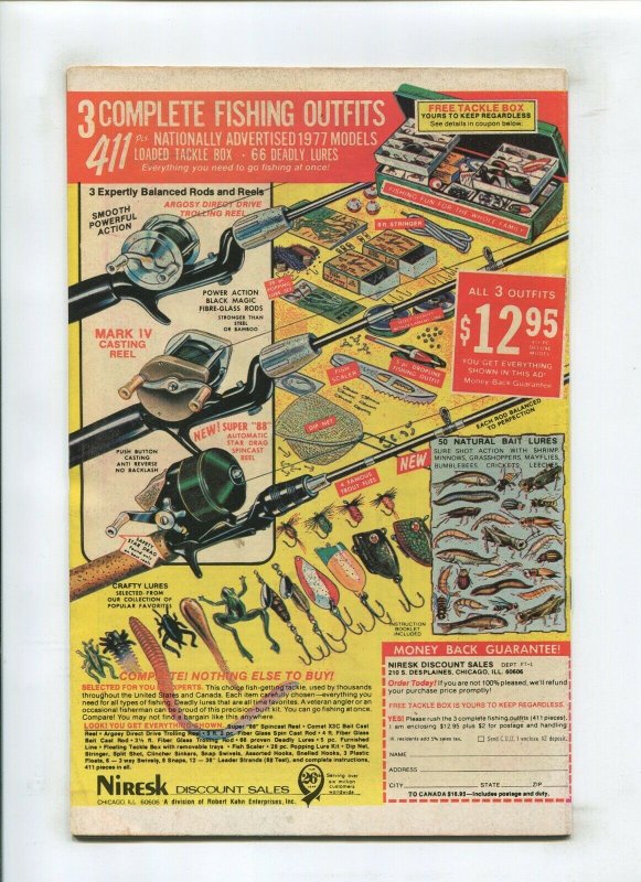 FANTASTIC FOUR #182 (4.0) *FISHERMAN* THE MAD THINKER 1977